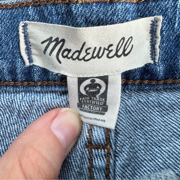 Madewell The Petite Perfect Vintage Jean Raw Hem Edition 28 Women’s Straight Leg - Picture 7 of 9